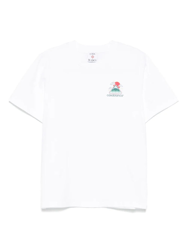 Casablanca TSHIRT - Bianco | b8cc37dd4d3b3d112f7de2932727007b315b7d2f