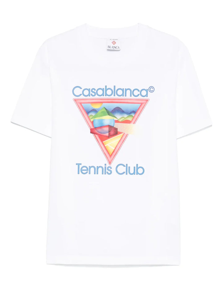 Casablanca TSHIRT - Bianco | 552e60dd40a24aac56b2b1f0917ab237fa12a01a