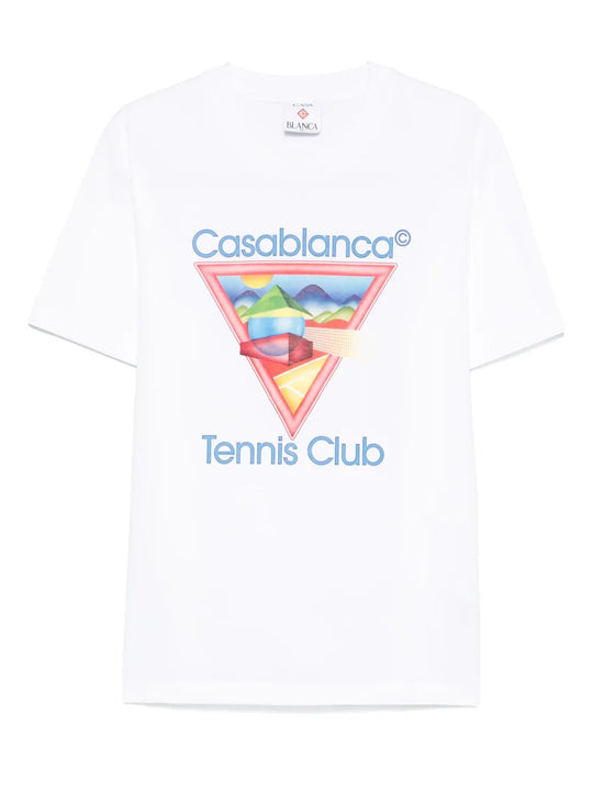 Maglietta Con L`Icona Del Tennis Club