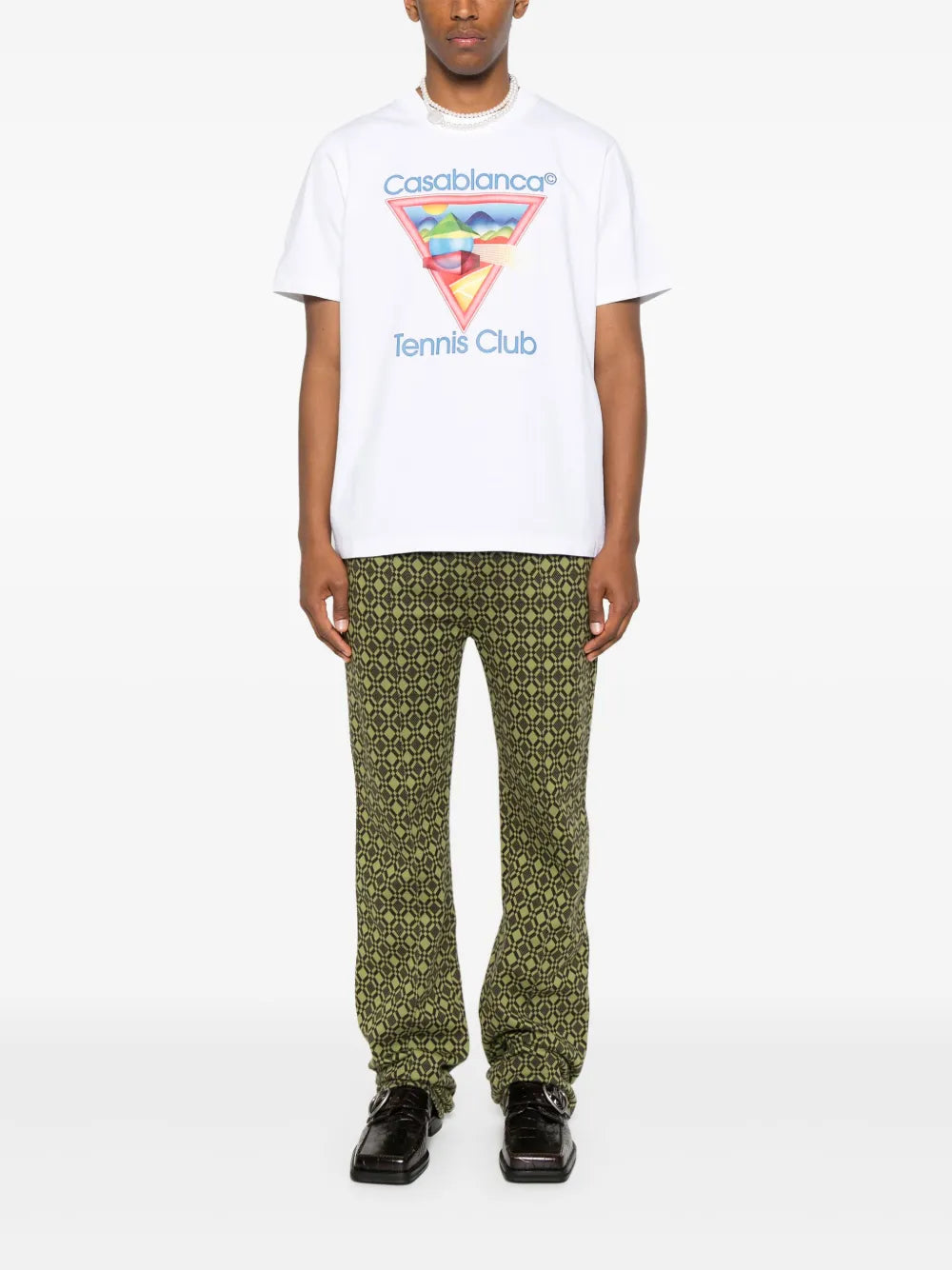 Casablanca TSHIRT - Bianco | acc9ca7cface2693b628262ad396852713a47753