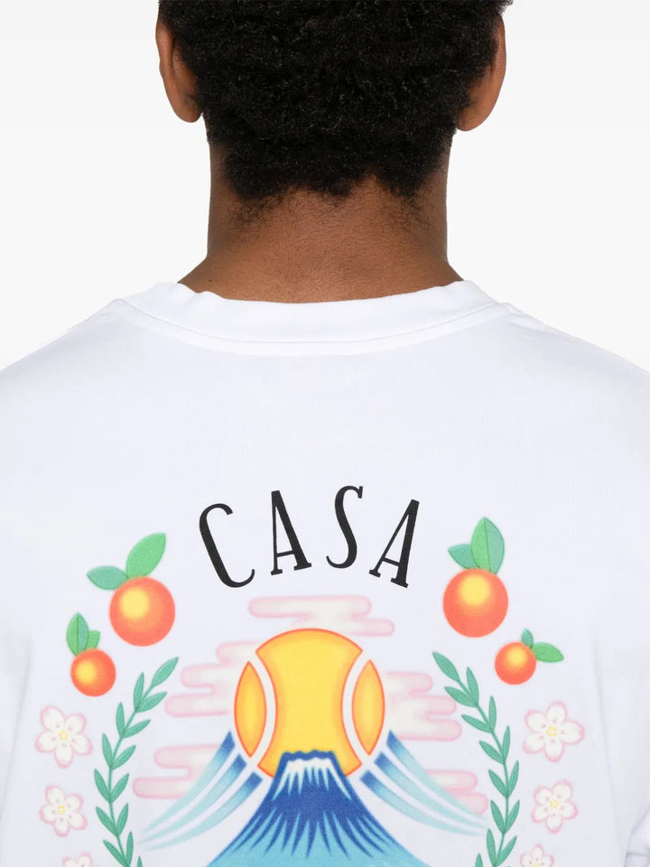 Casablanca TSHIRT - Bianco | 0c2ee6a6134bca467bc9924e4e70e0d72d6aa77e