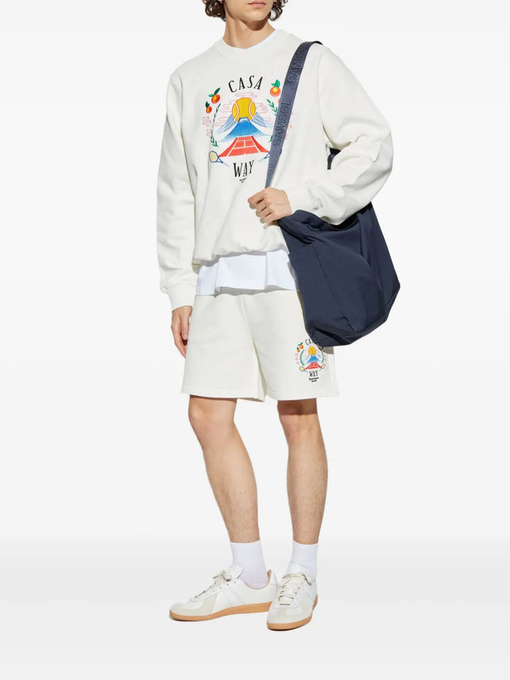 Casablanca SWEATSHIRT - Bianco | 779b6a1700b341c51590baeb5fefb69f5fe7059a