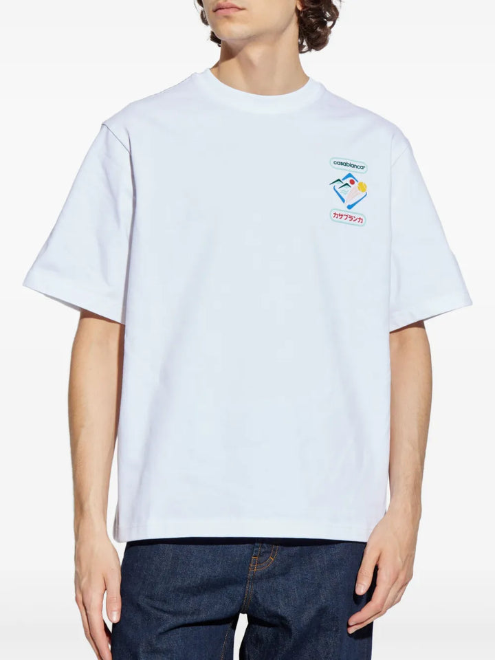 Casablanca TSHIRT - Bianco | 9bd9319f10e5f4587508981da28cc59523a8da87