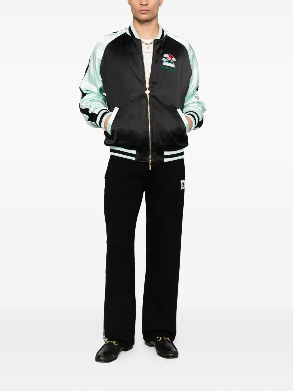 Casablanca Bomber jackets - Nero | 2934070ec2d870a855fbe7f0ab7cf990ed0af939