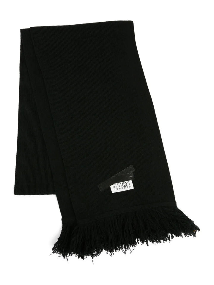 Mm6 Maison Margiela SCARF - Nero | e9c2565875f2425163d18edaadac4e3a624c592e