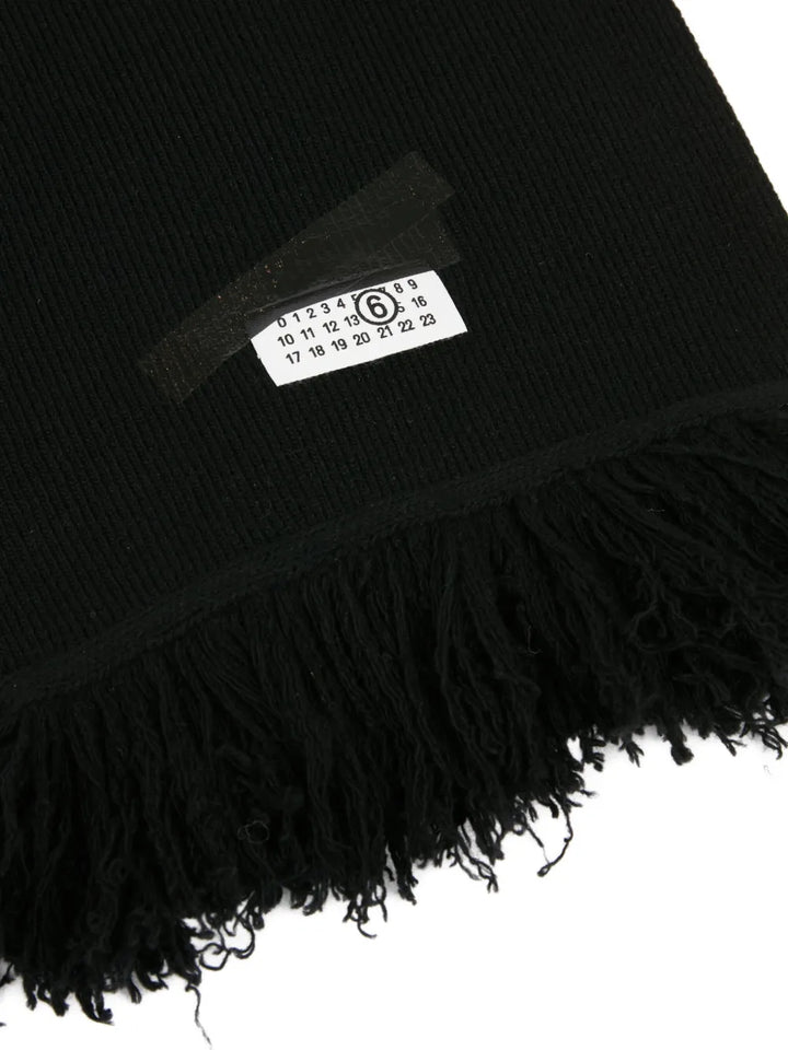 Mm6 Maison Margiela SCARF - Nero | 209dc2c697e5616c92ed5aa74913f186704c0892