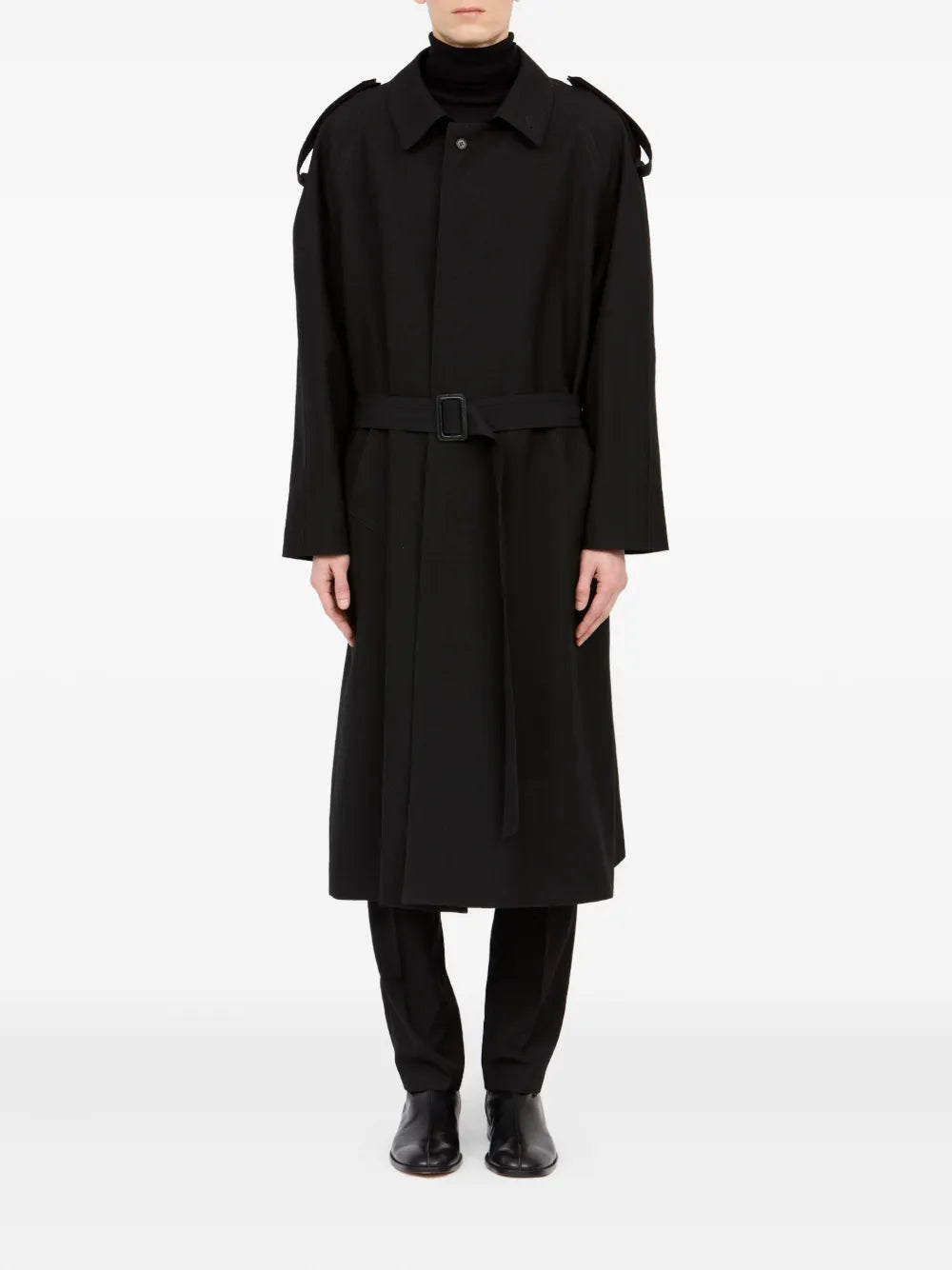 Mm6 Maison Margiela COAT - Nero | b19a93d6f493afb84e6b9ec8b72986aacfe65393