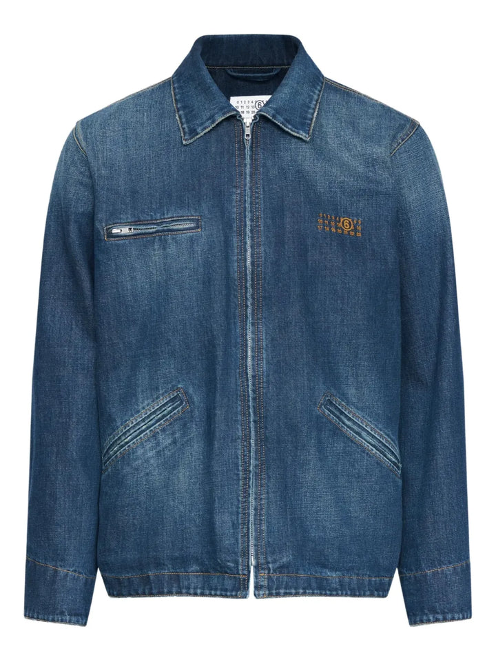 Mm6 Maison Margiela JACKET - Blu | 088d578f669f8ce344e94f7be1a5ee36b23d614d
