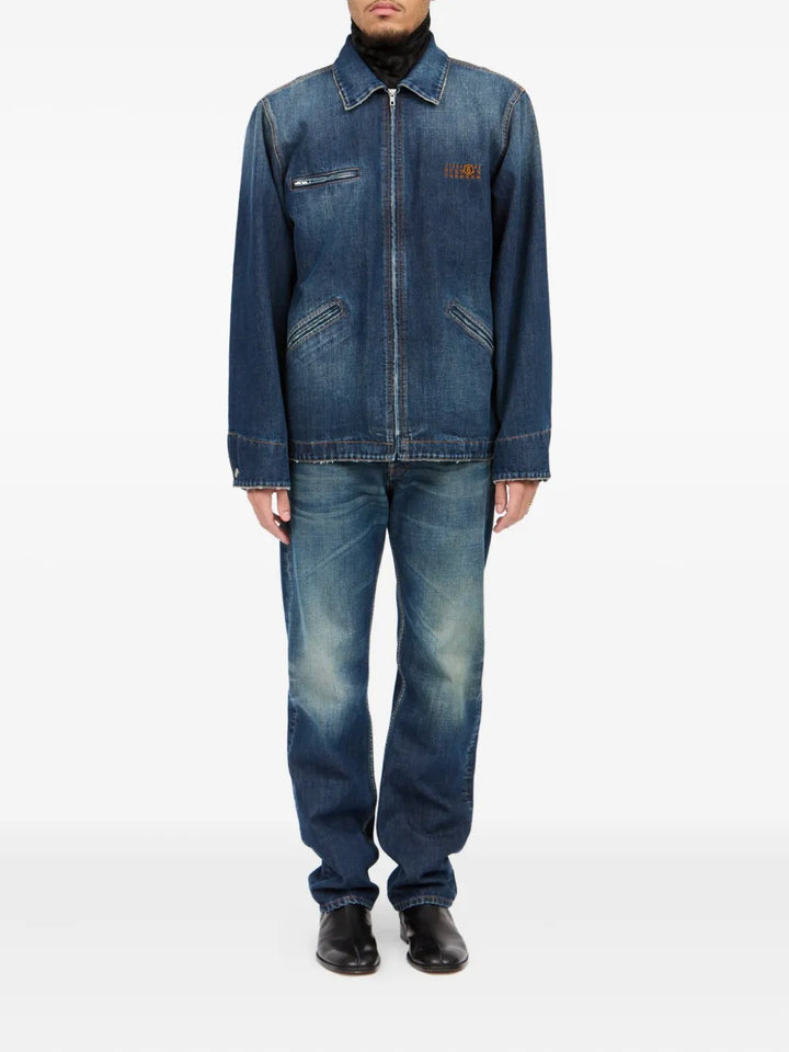 Mm6 Maison Margiela JACKET - Blu | ee7d3b67ea989e2e572fe91f2d6071a4452a9144