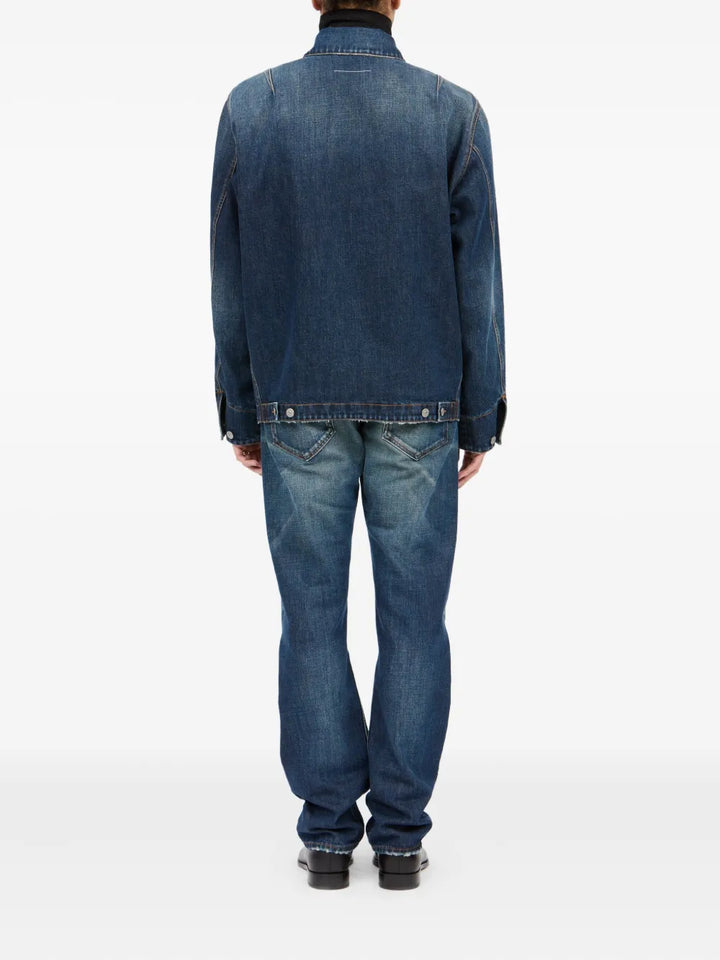Mm6 Maison Margiela JACKET - Blu | afe3ffd671557ce9763754f74cbcf127a09ac7a0