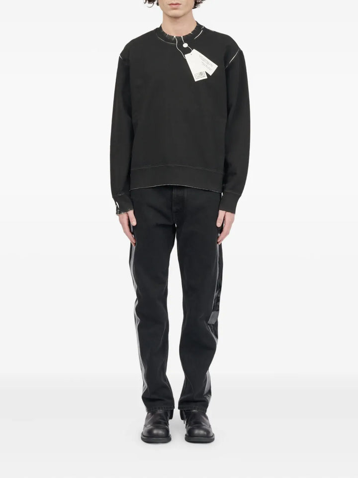 Mm6 Maison Margiela SWEATSHIRT - Nero | 6fbb70f7415240985d235eec188b79e9f5c15a5f