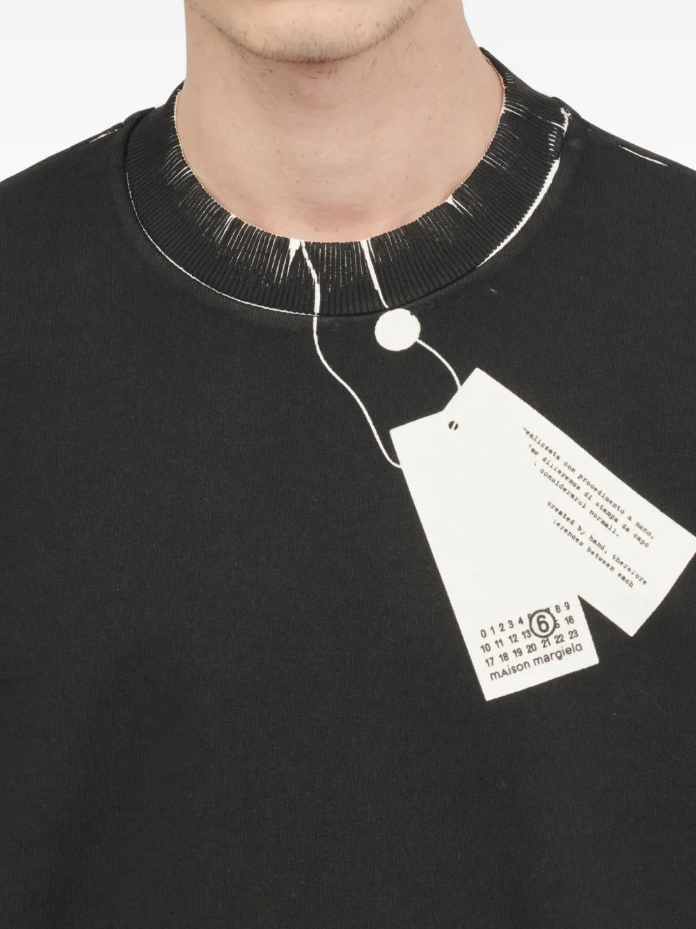 Mm6 Maison Margiela SWEATSHIRT - Nero | fe54996c64b517f83547d68bbab8f0765b309c9e