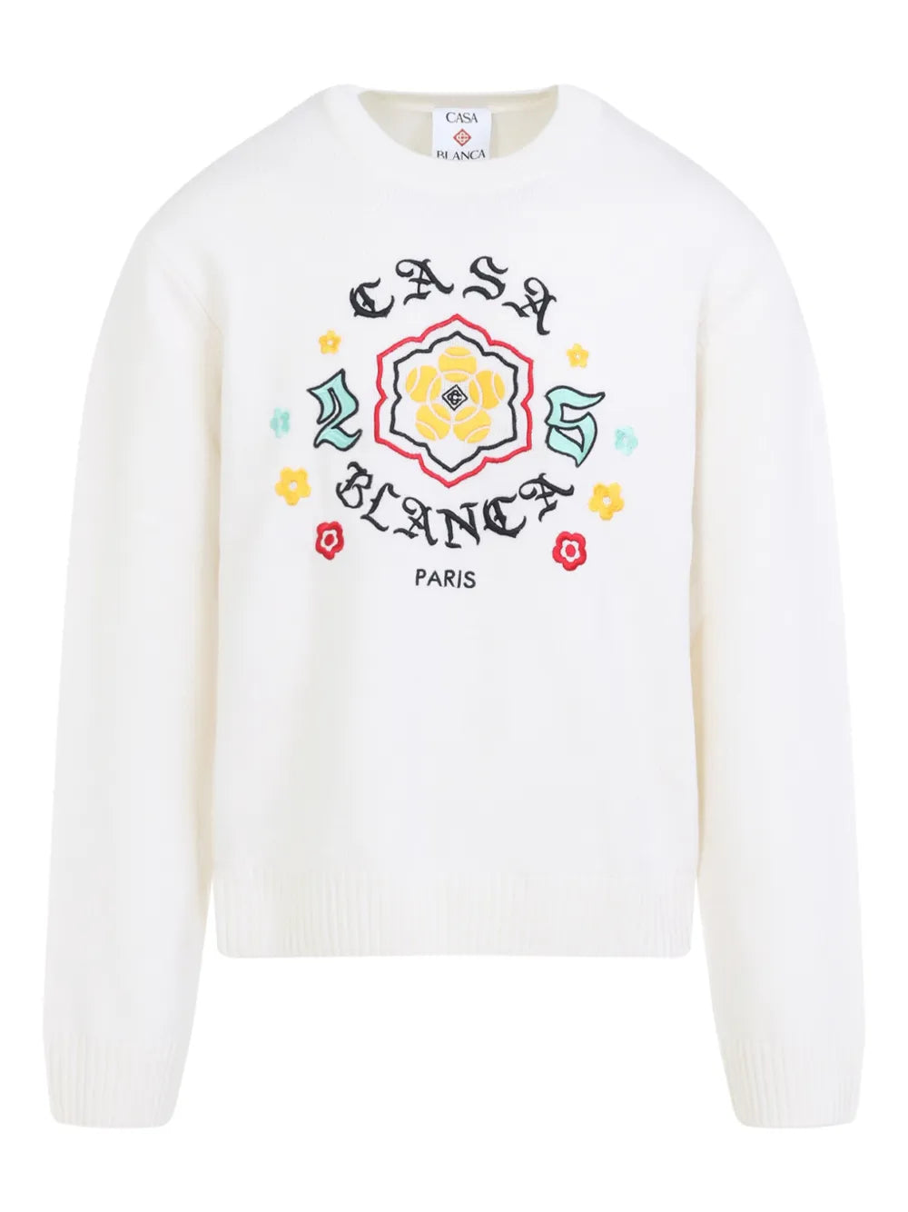 Casablanca SWEATER - Bianco | 2daefacdfa7d5f9af3fd0ef88a87808ffa8dc3db