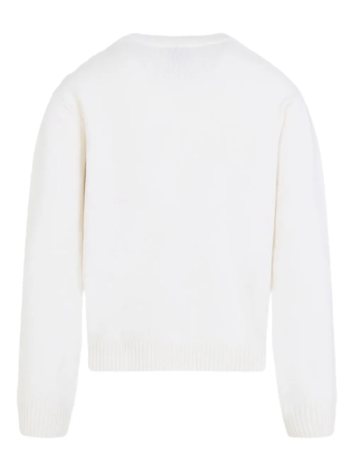 Casablanca SWEATER - Bianco | 536664ee4f7b98a6765760faef3f3840898d561c