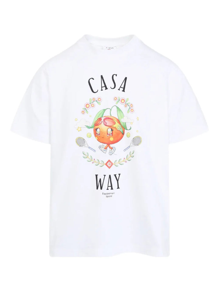 Casablanca TSHIRT - Bianco | c5de171215dc344ee74917076abc378c15cda6f9