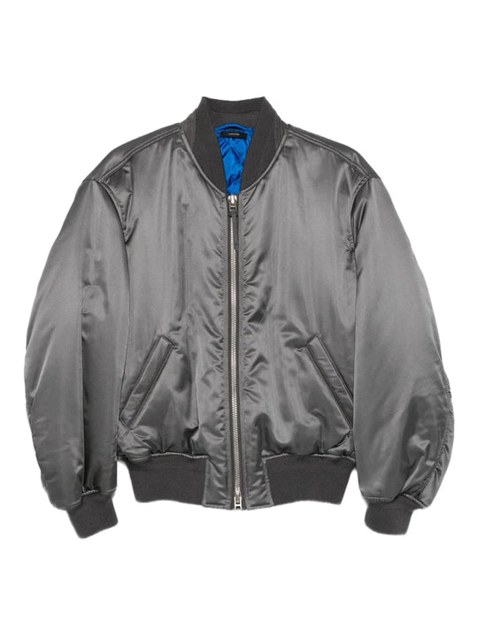 Giacca Bomber In Raso