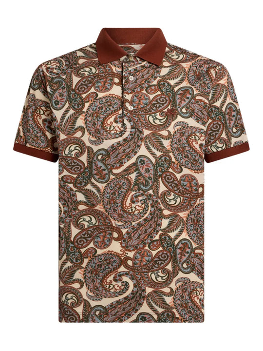 Polo Con Stampa Paisley
