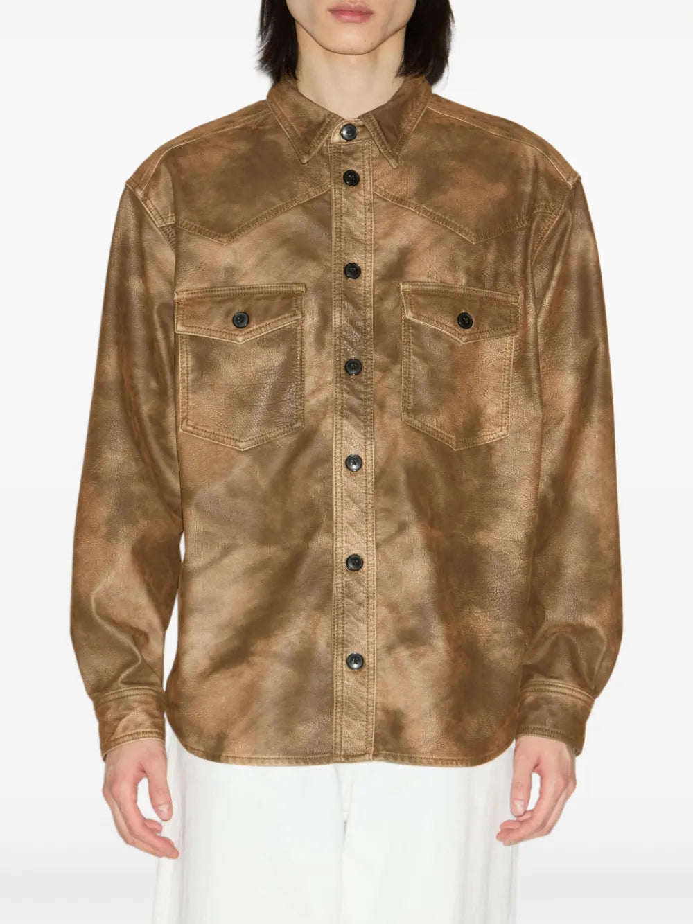 Marant SHIRT - Marrone | 39a28cf9d0c43e2cc25f92d5bf12e07e11badd2d