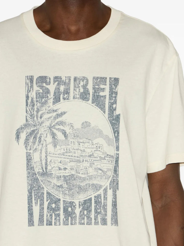 Marant TSHIRT - Nude & Neutrals | 8f15fb05d2fb5e2ed1890fe19d94e345646ebc0b