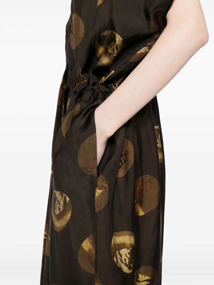 Uma Wang DRESS - Marrone | 413b9893d1b6481a69f6126e682a527bf804e279