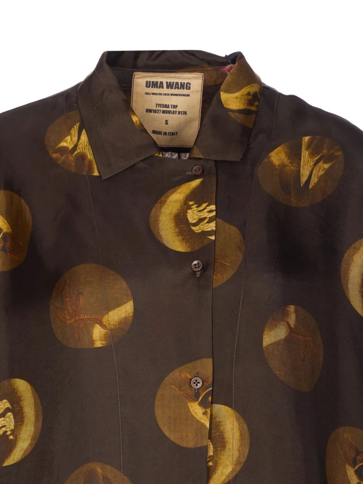 Uma Wang TOP - Marrone | 0d9b30d21d49630c19efe41f18a6974ace01dee5