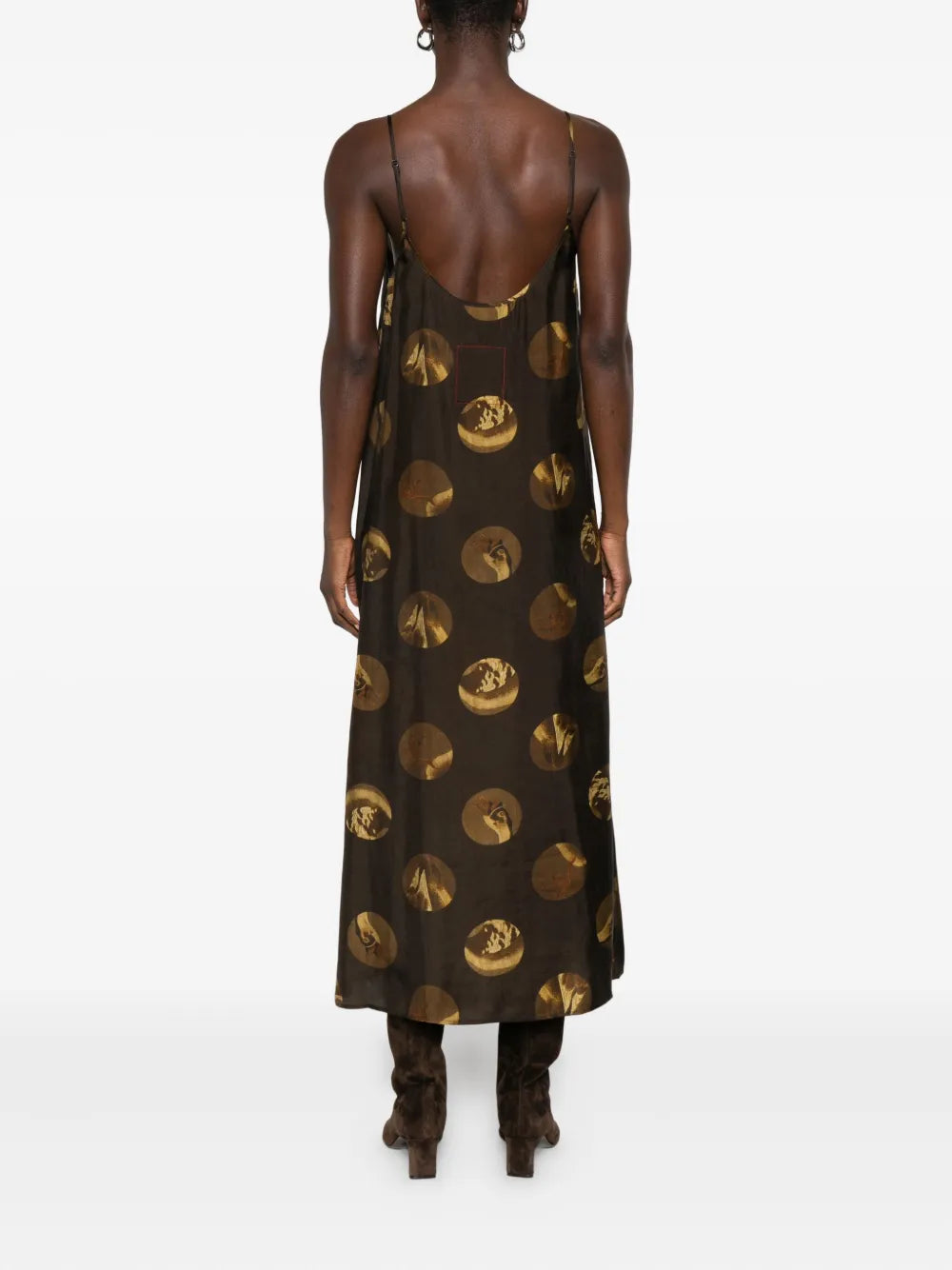 Uma Wang Long dresses - Marrone | 27a2965e9f2e76d8a2163f6df7860e29b7528dc9