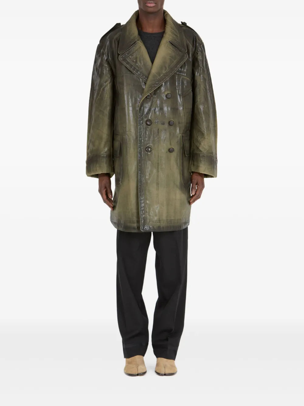 Maison Margiela Double breasted & peacoat - Verde | 40c06ef9537ab894ce21b18706b552c382c661c8