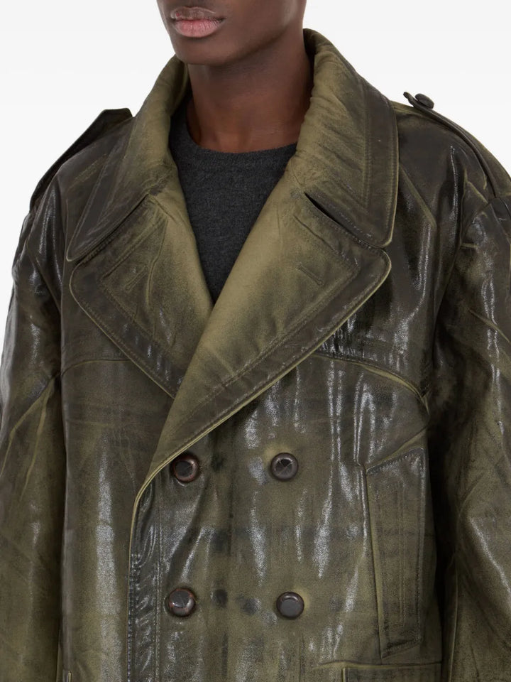 Maison Margiela Double breasted & peacoat - Verde | a3b34e47426d86a887e6e5c216821b265c648f16