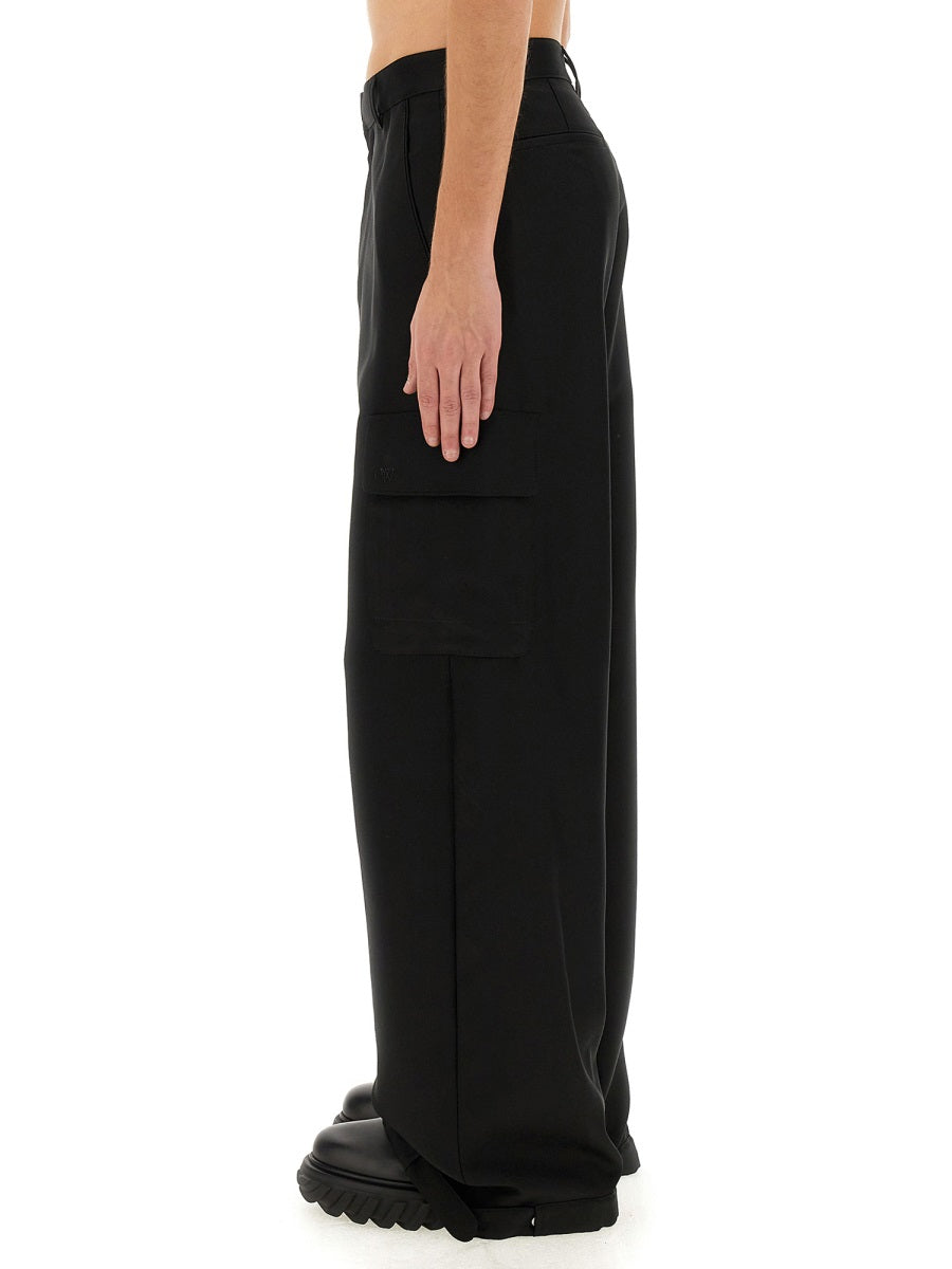 Off-White Pantaloni - Nero | Wanan Luxury