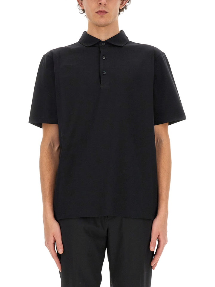 Lardini Polo - Nero | Wanan Luxury