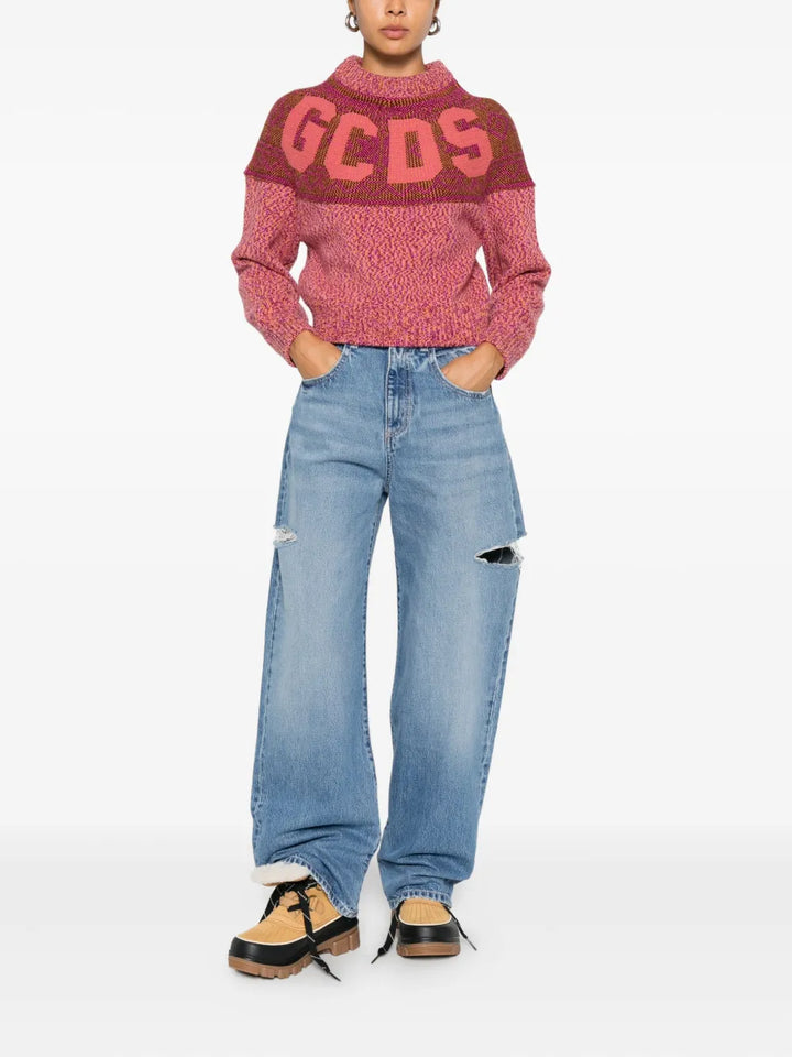 Gcds SWEATER - Rosso | 8e50b5e0090cf7801d928feb44612983b43316c6