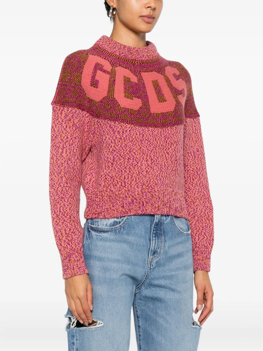 Gcds SWEATER - Rosso | 8e3078d763be4d37db982a697b1e826fd49101e8