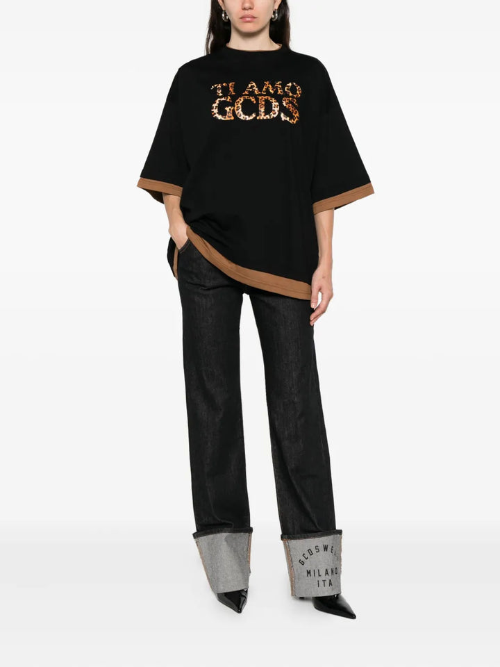 Gcds TSHIRT - Nero | bfa4574012841116daa98f2ea397e0e4a5b54756