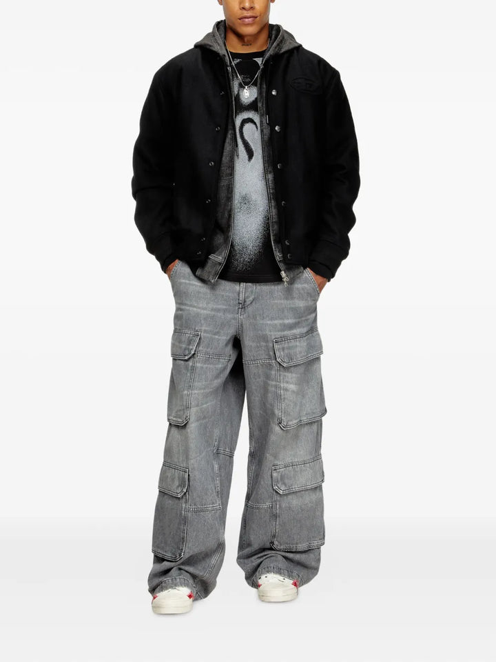 Diesel JACKET - Nero | 8b013f63a8879e1e6e6d14286d99b6d0cd2bef9b