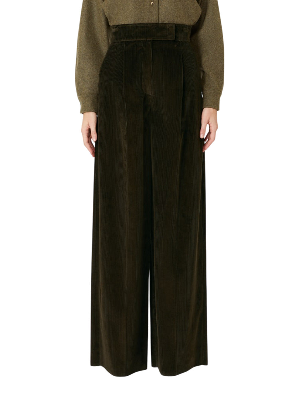 Max Mara PANTS - Verde | d11e370f7ec5bd6a6c1496ca0df973df6bf772ac