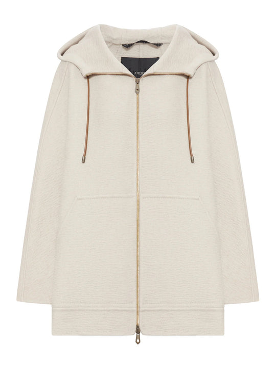 Cappotto Felpa In Doppio Di Puro Cachemire Gradi