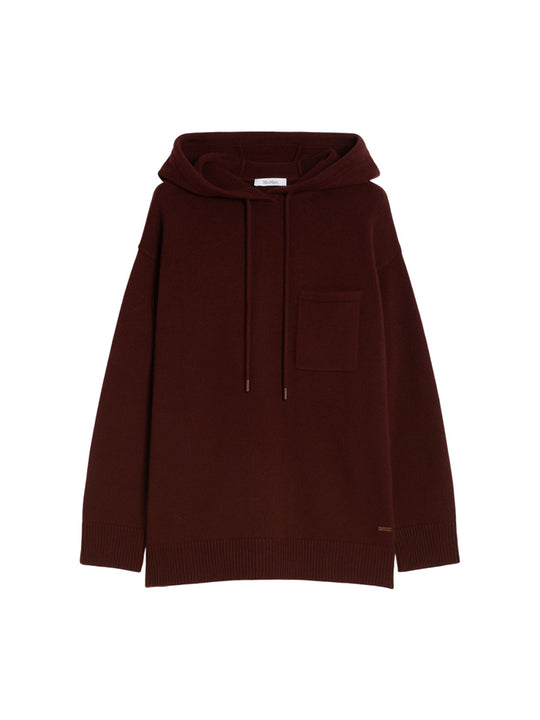 Felpa Con Cappuccio In Lana E Cachemire