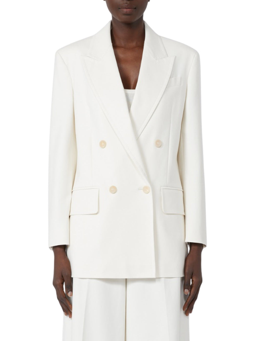Max Mara JACKET - Bianco | 05b94f5c22c26542f843c565c7598ef2f4d1dce0