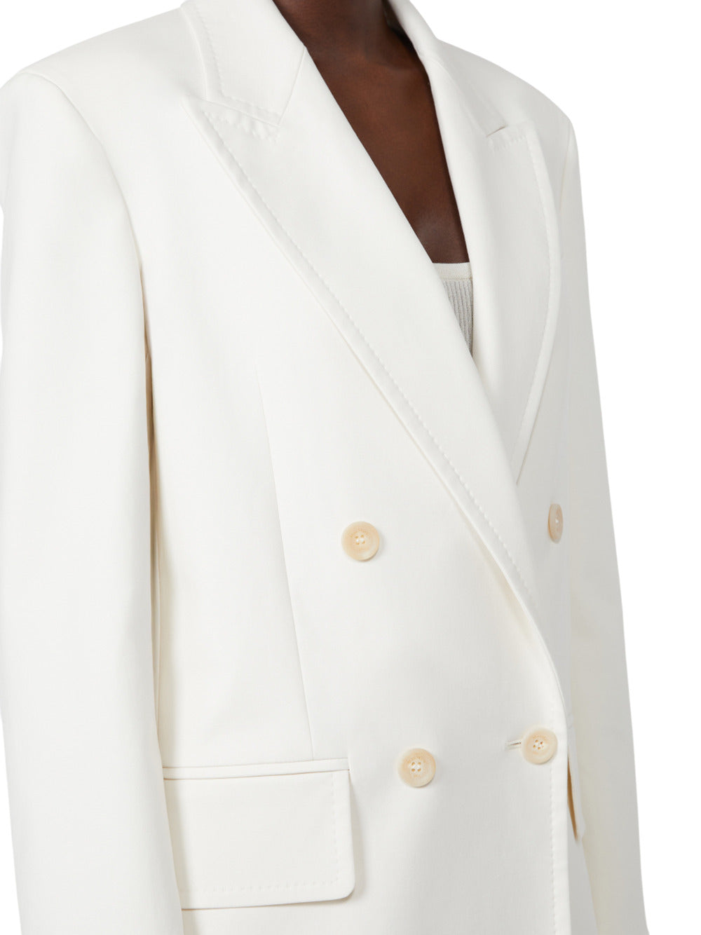 Max Mara JACKET - Bianco | 58c700e21b22e232aaf2fbb19e219887fad57930
