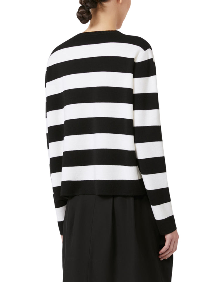 Max Mara SWEATER - Bianco | 04be9868af63ea49600fd5359f3c26656ca1d10c