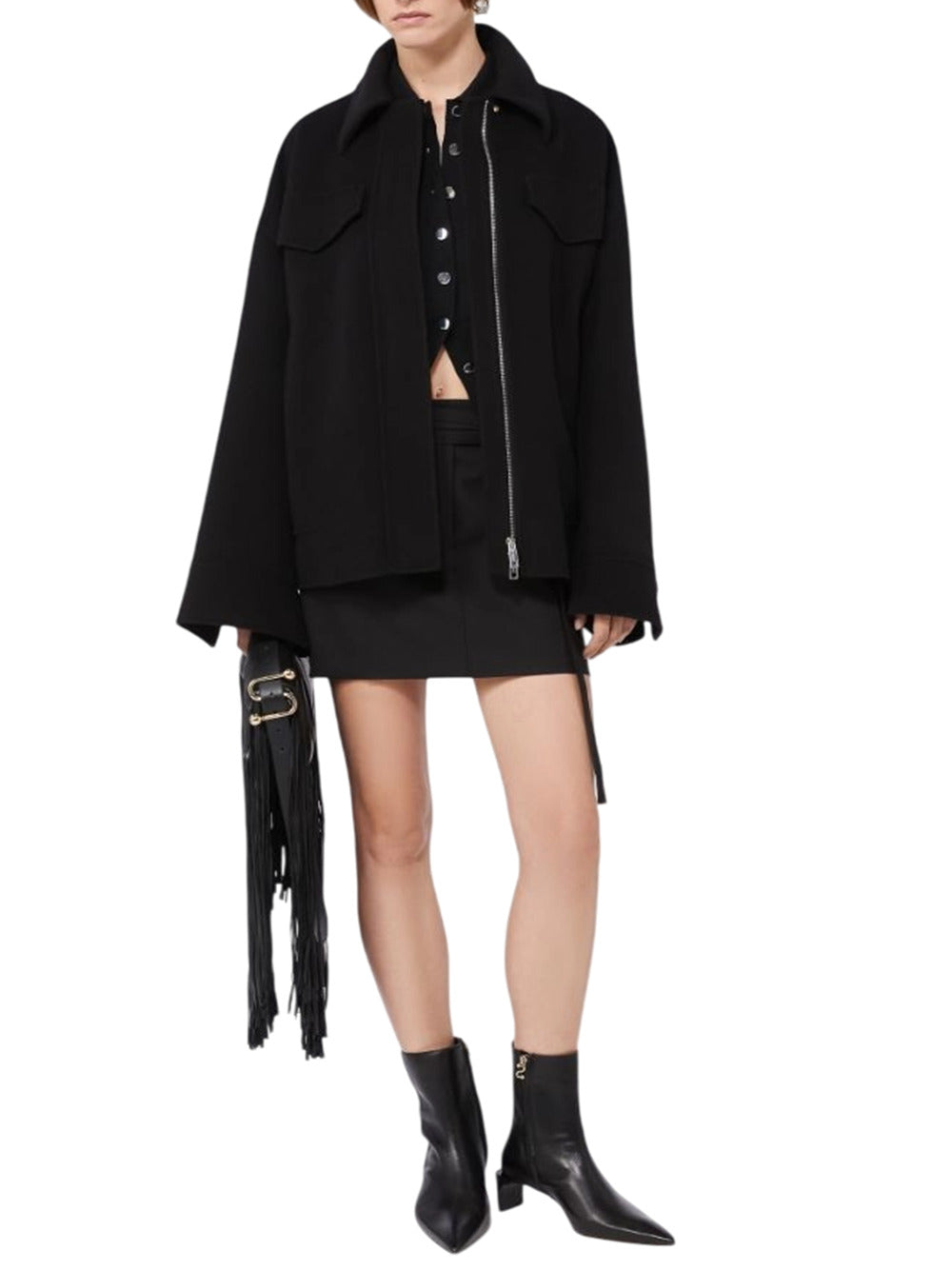 Sportmax JACKET - Nero | 4224b2f9ca359480d8e696f9186a52bbac902bd5