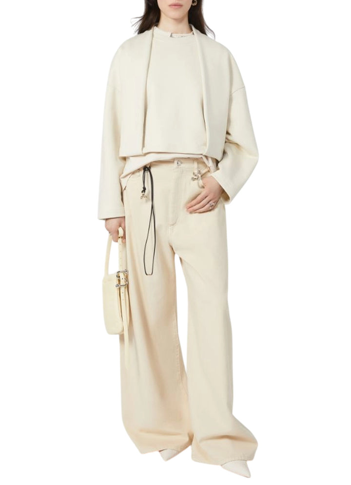 Sportmax SWEATSHIRT - Bianco | 07750d9942d33c2db538ece64547084f716c146d