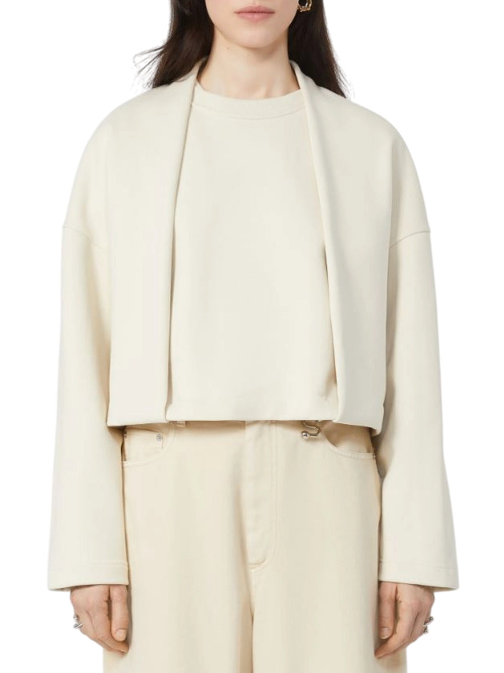 Sportmax SWEATSHIRT - Bianco | 5e7f8395553353f158dd4340bcab74c9dc342799