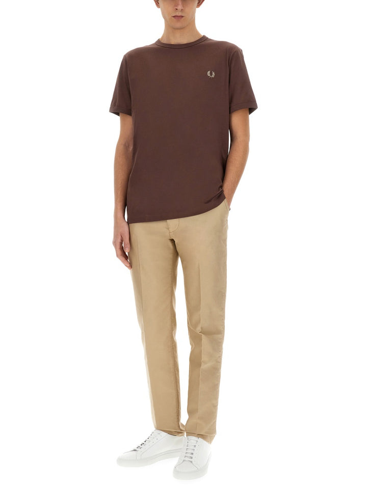 Fred Perry T shirt - Marrone | Wanan Luxury
