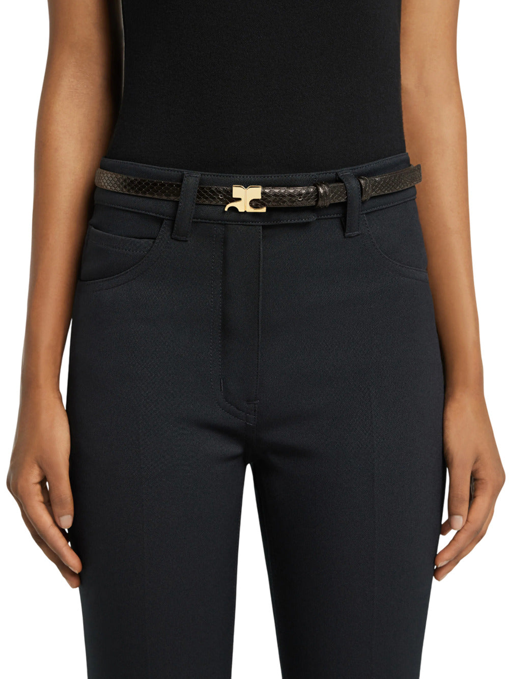 Courreges BELT - Marrone | 2c743958628641cf7d4be6eadc21a442507fc377