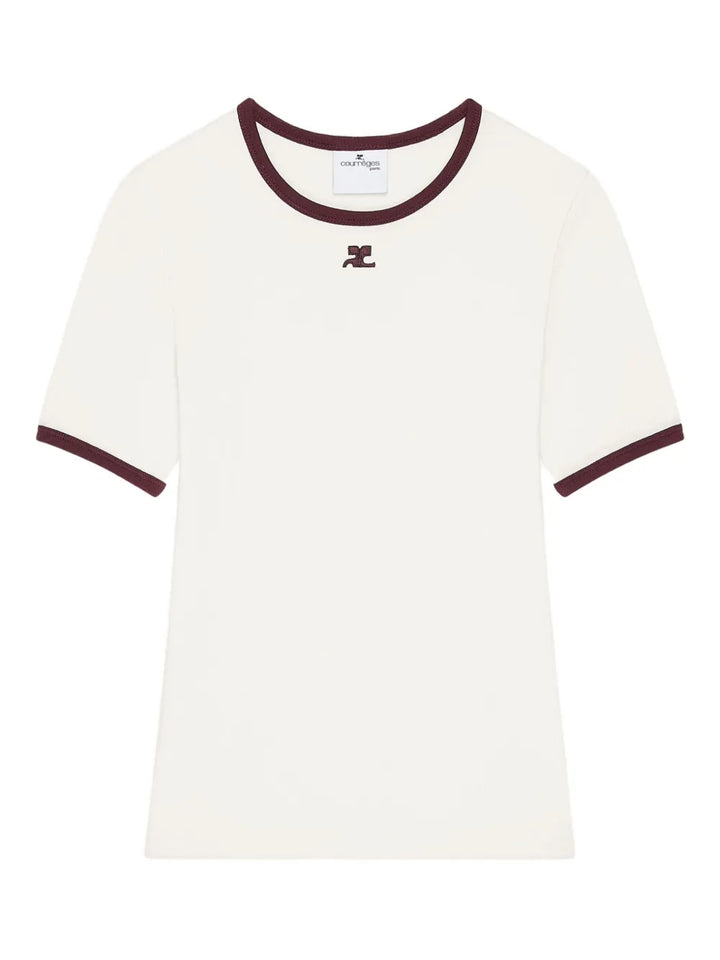 Courreges T-shirts - Bianco | 421bc0963176adaea874c571f06a5185f4f7ab99