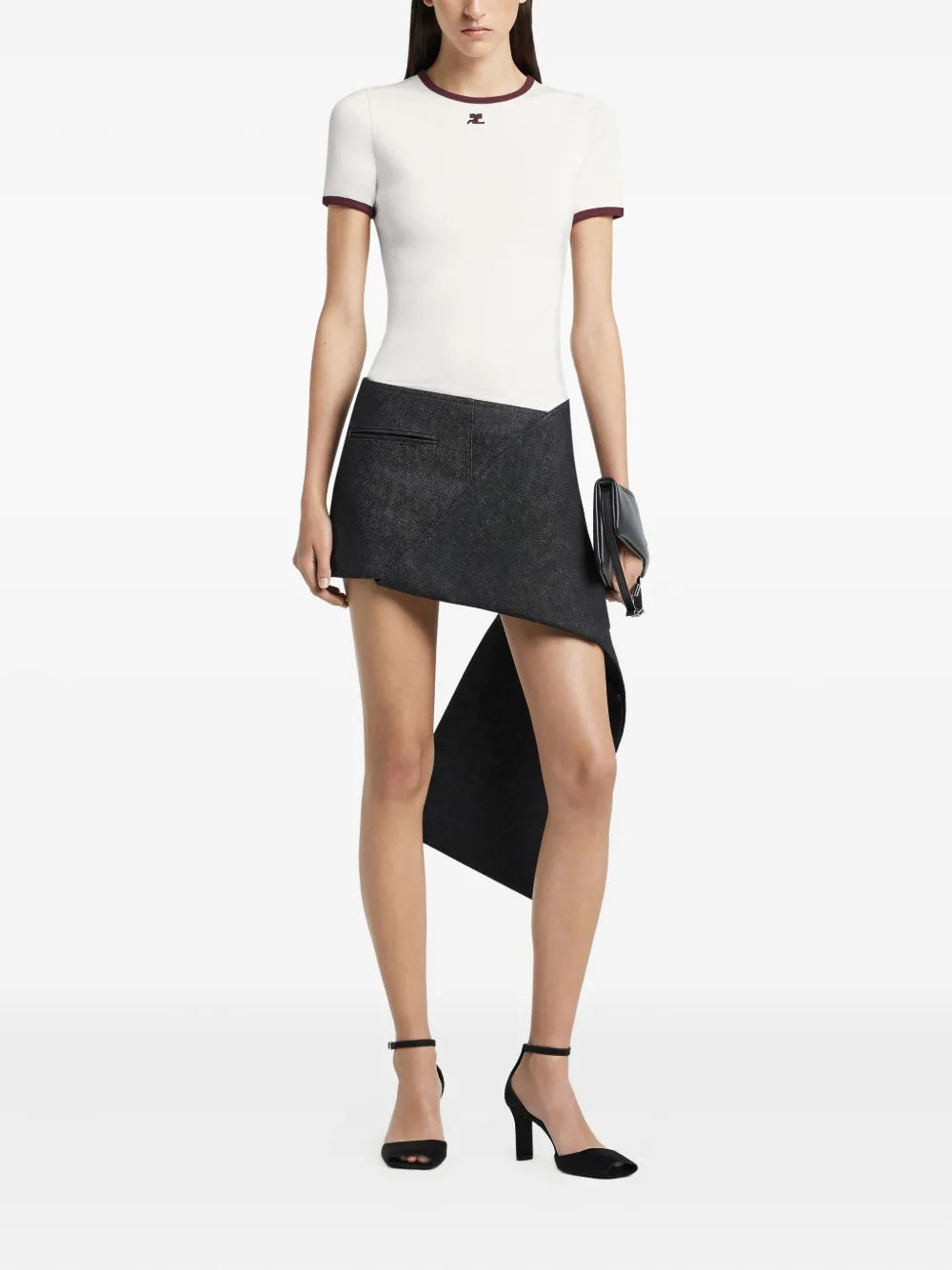 Courreges T-shirts - Bianco | d7255c7ccf20cf665075be28f3917fe70ec1ebee