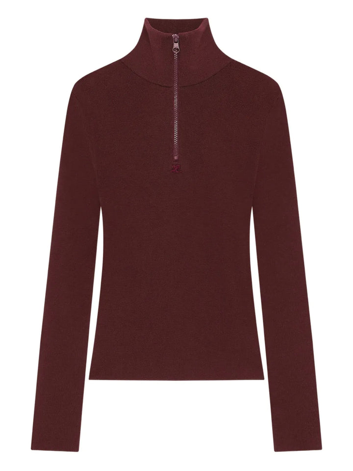 Courreges SWEATER - Rosso | 1e1eab3396dc269b15465d790e7609cf19765a25