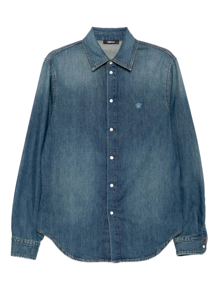 Versace SHIRT - Blu | b1b2029b54b81187e41525bdc3a806a0d995db88