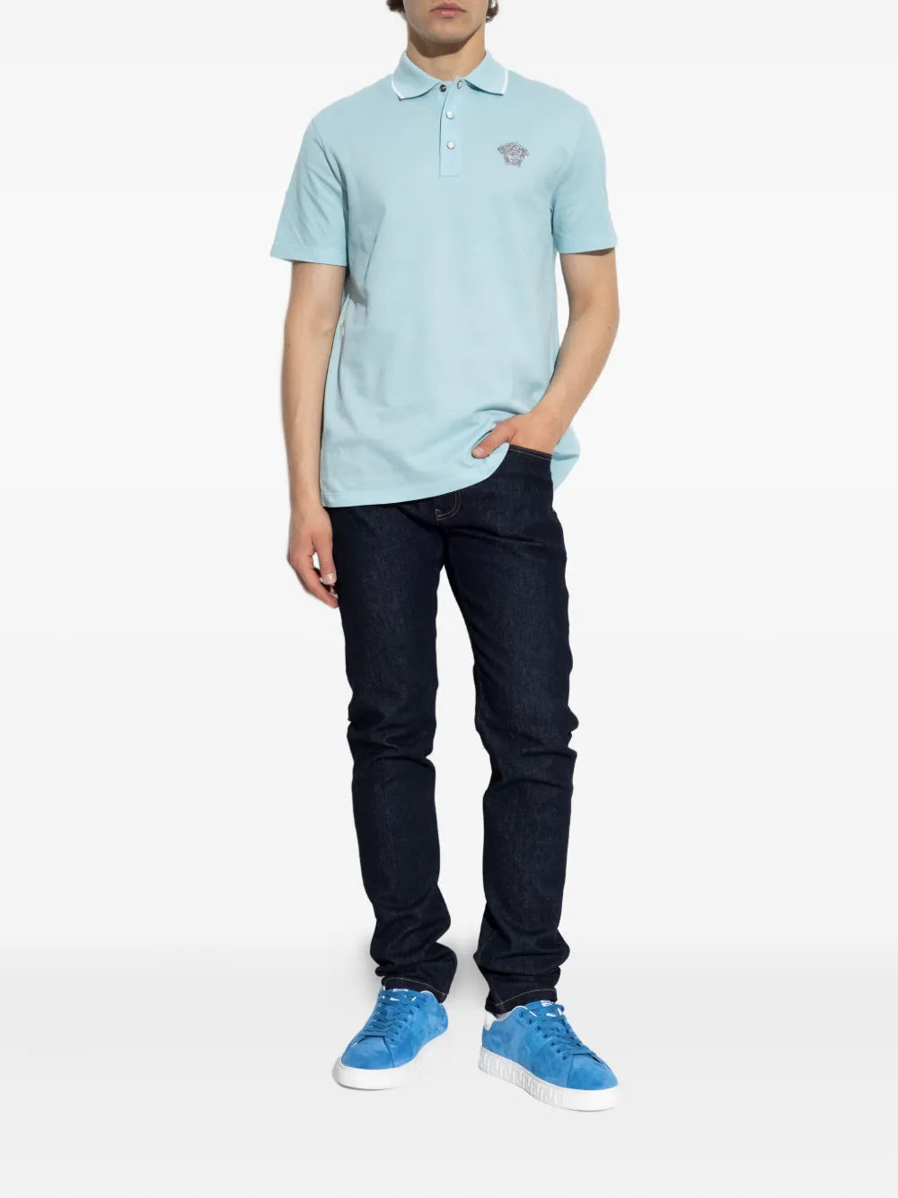 Versace POLO - Blu | c80fee41269b85fbe4af4a5de836d92923dd7c57